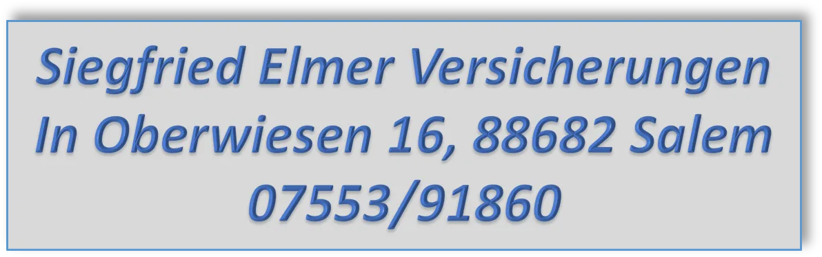Elmer - Siegfried Elmer Versicherungen